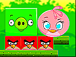 Angry birds kick piggies