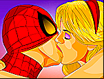 Spider man kiss